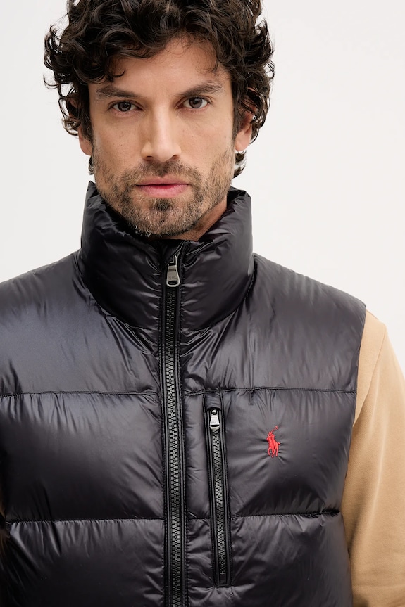 Polo Ralph Lauren bezrękawnik puchowy czarny 710P06138