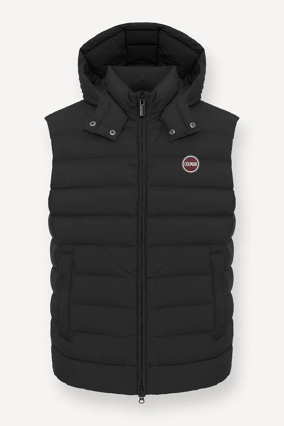 Péřová vesta Colmar s podšívkou černá 1259.4ZP