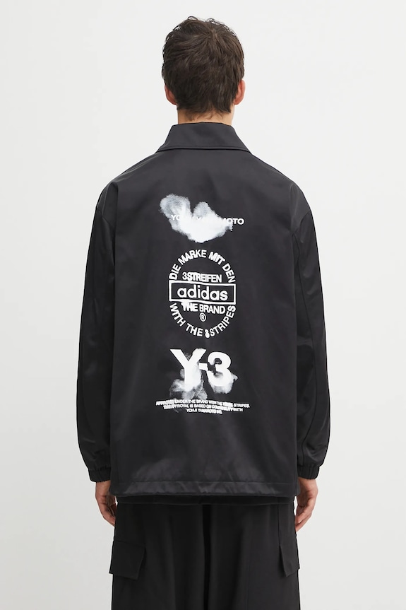 Bunda Y-3 Graphic Coach nezateplené černá JW4626