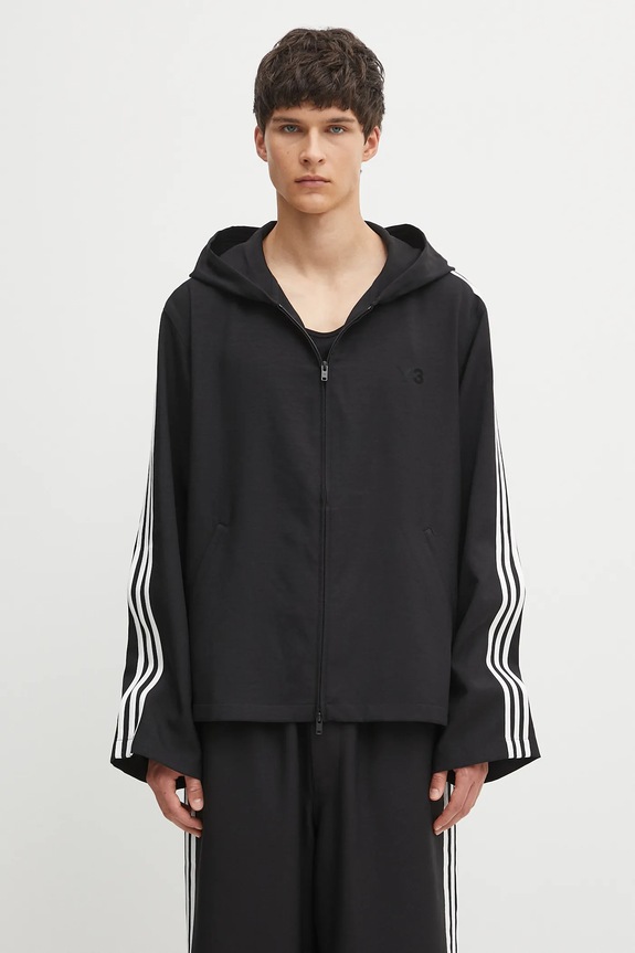 Y-3 bluza 3-Stripes czarny JW7354
