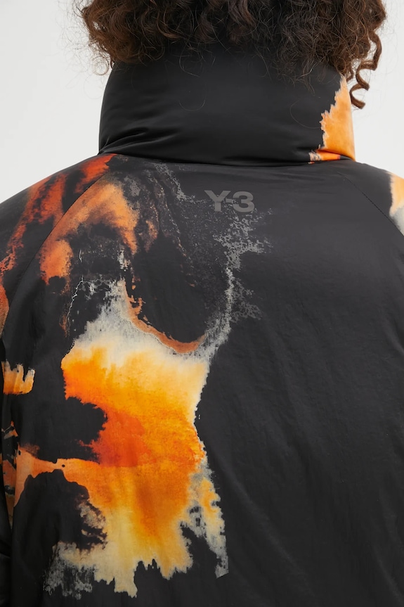 Y-3 kurtka puchowa Aop Puff KA2366 czarny