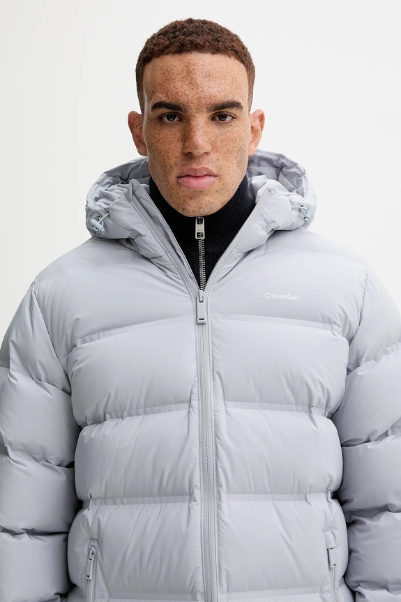 Calvin Klein kurtka puchowa LV04LD516G szary