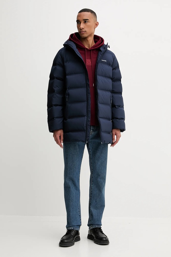 Calvin Klein kurtka puchowa LV04LD516G granatowy AW25