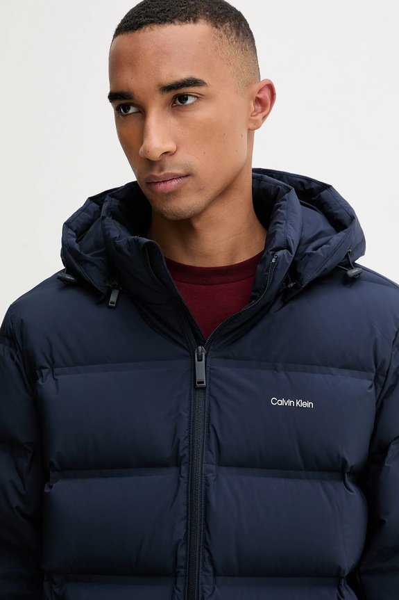 Calvin Klein kurtka puchowa granatowy LV04LD517G