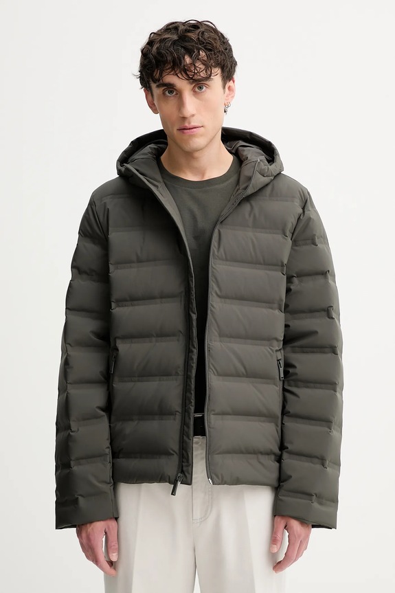 Pernata jakna Calvin Klein Planet friendly zelena LV04LD521G