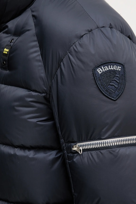 Пухова куртка Blauer WISE BLUC03024 темно-синій