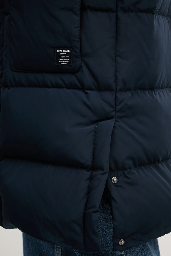 Pepe Jeans kurtka puchowa PM4027168 granatowy