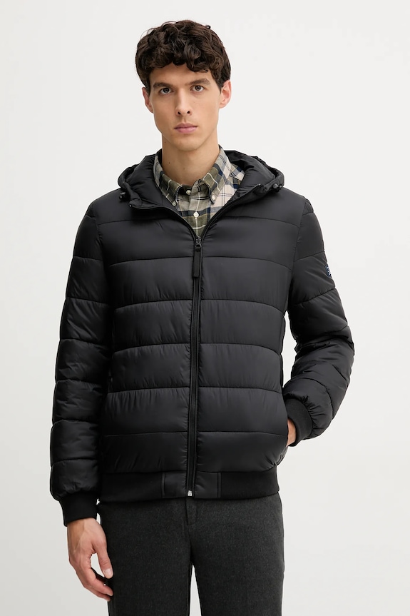 Pepe Jeans rövid kabát enyhén szigetelt fekete PM4027187