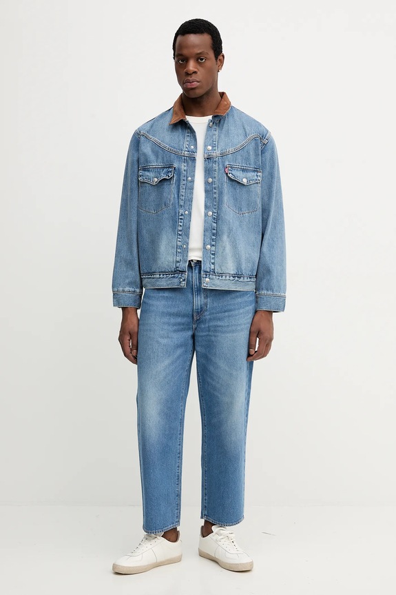 Levi's kurtka jeansowa 002WN niebieski AW25