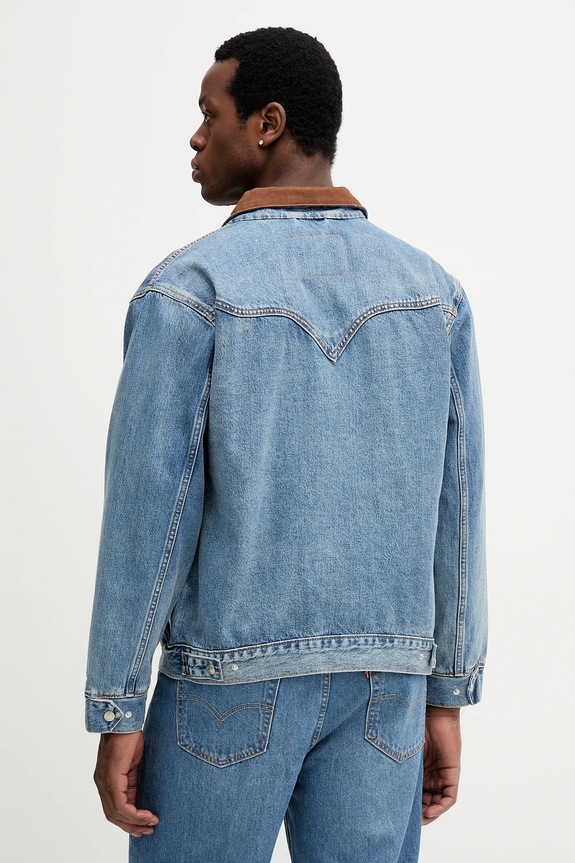 Odzież Levi's kurtka jeansowa 002WN niebieski
