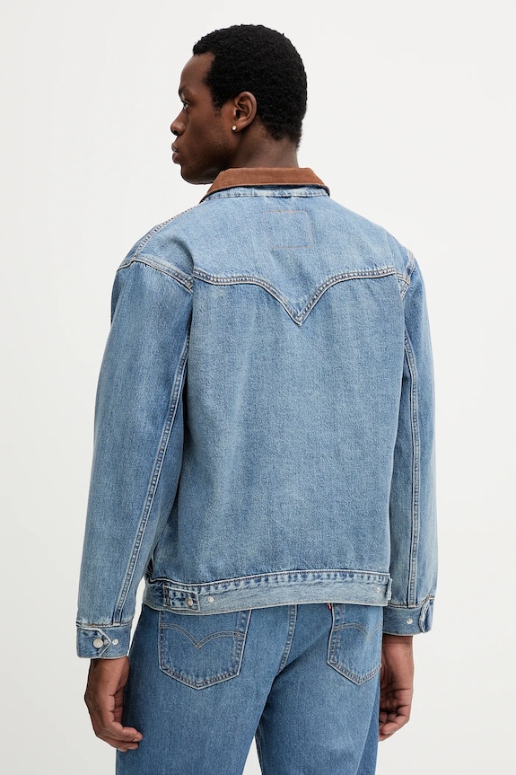 Odzież Levi's kurtka jeansowa 002WN niebieski