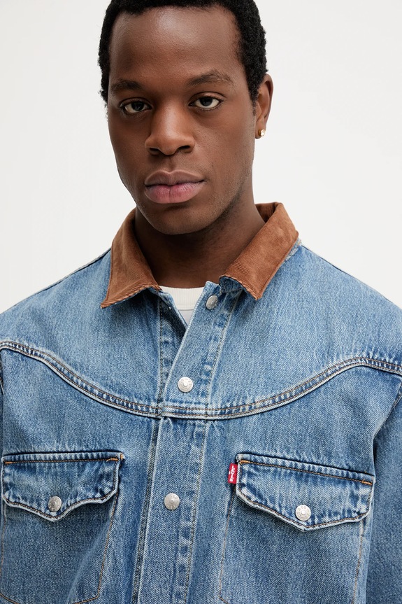 Levi's kurtka jeansowa niebieski 002WN
