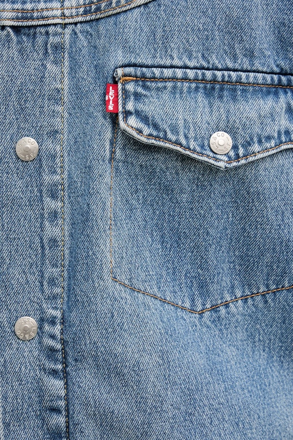 Levi's kurtka jeansowa 002WN niebieski