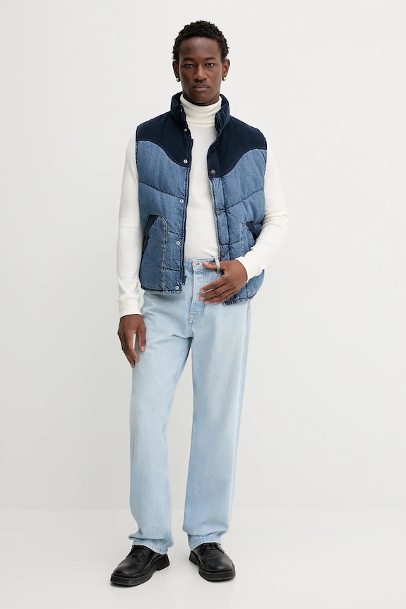 Páperová vesta Levi's 003GQ modrá AW25