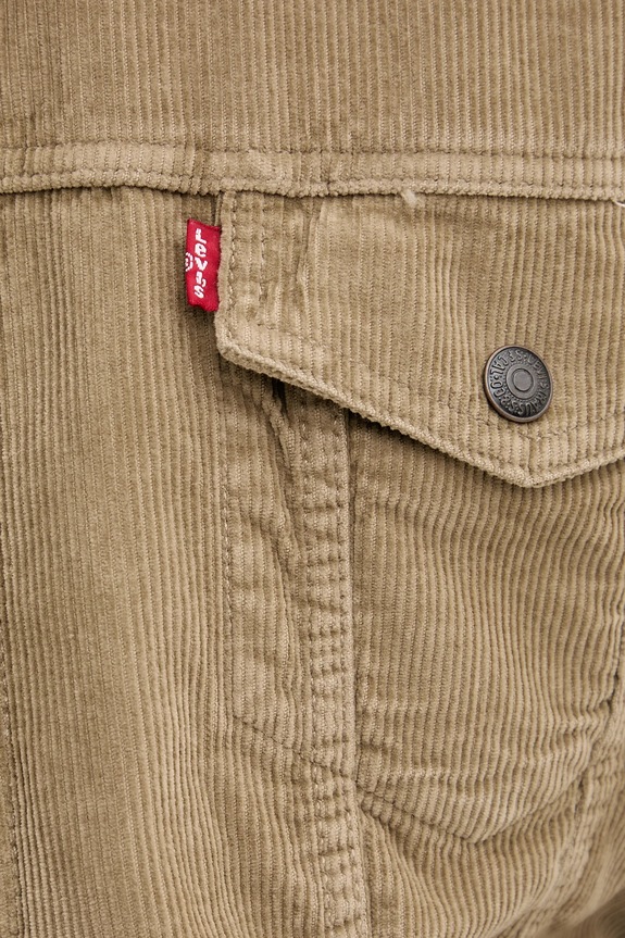 Levi's geacă din velur A5784.0022 bej
