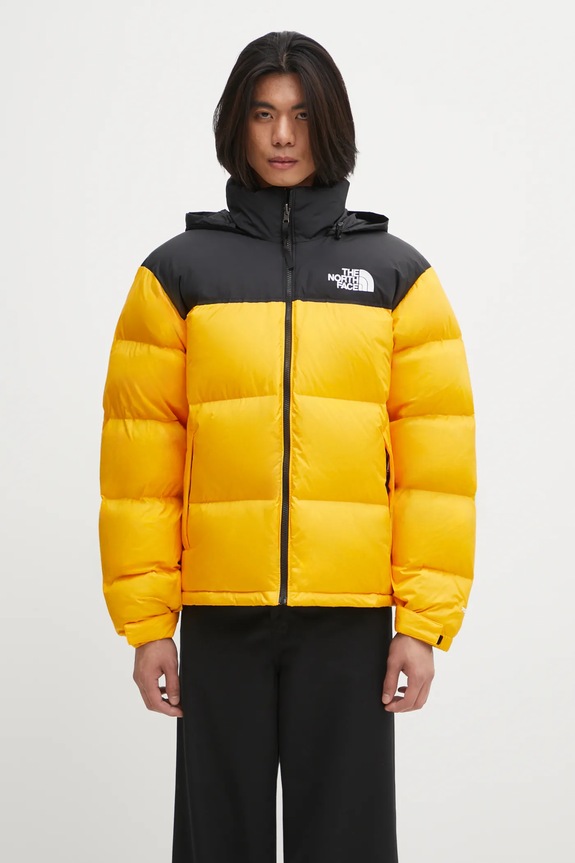 The North Face down jacket 1996 Retro Nuptse Planet friendly yellow NF0A3C8DGO81