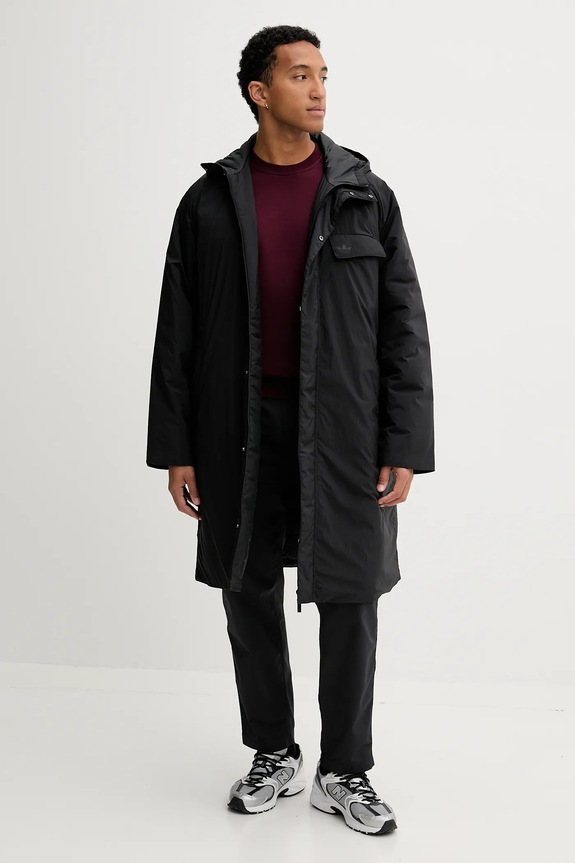 adidas Originals kurtka Premium Essentials Parka JW5834 czarny AW25