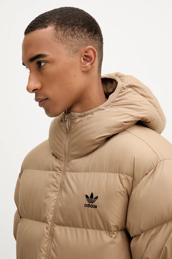 adidas Originals jacket Commercial Puff beige JX4121
