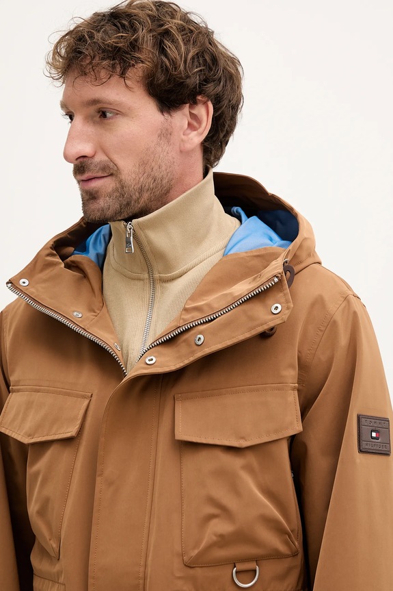 Tommy Hilfiger giacca MW0MW41398 marrone