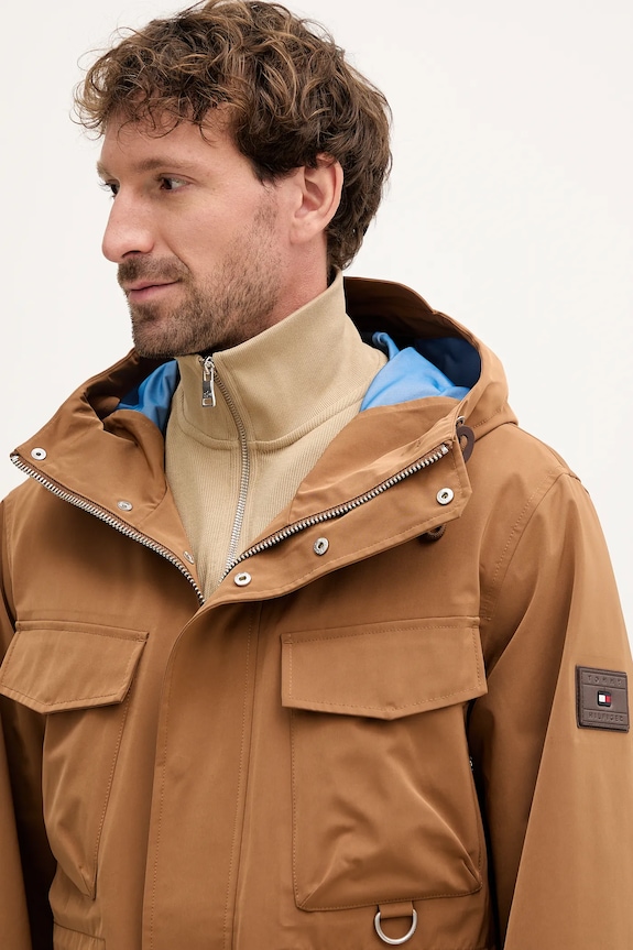 Tommy Hilfiger giacca MW0MW41398 marrone