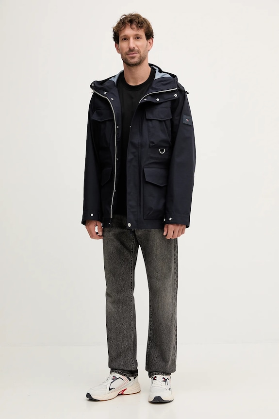 Tommy Hilfiger giacca MW0MW42071 blu navy AW25