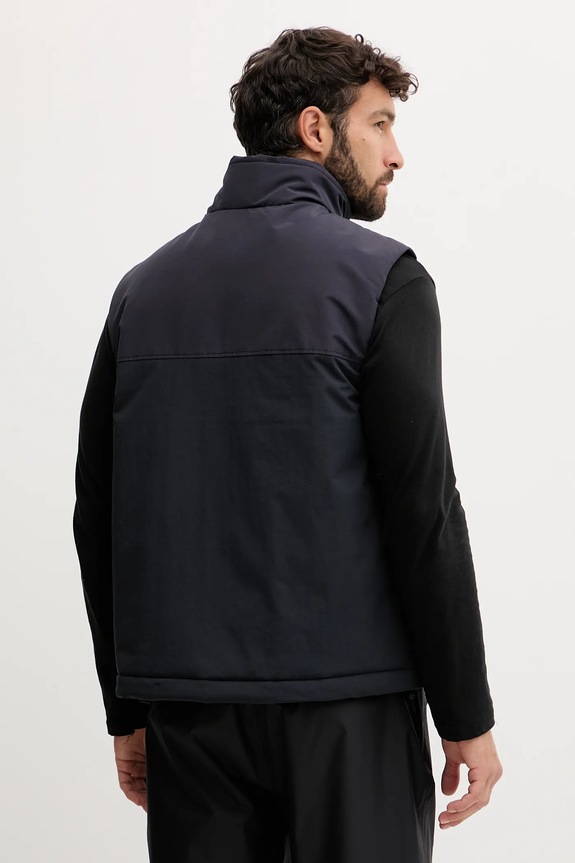 Odzież Jack Wolfskin bezrękawnik GLACIER SHIELD VEST A65025 granatowy