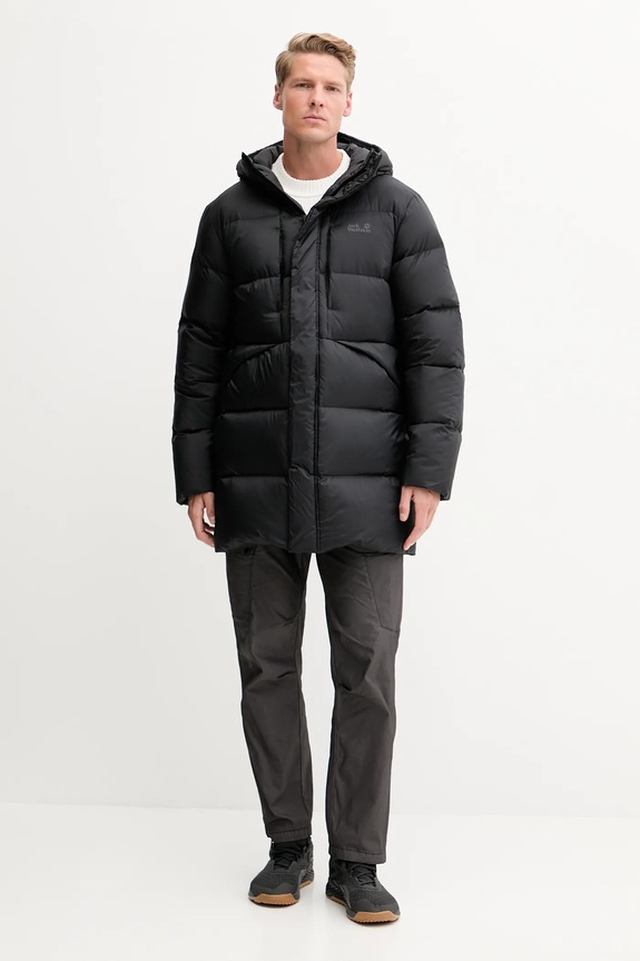 Пуховая куртка Jack Wolfskin ICY HILL A65049 чёрный AW25