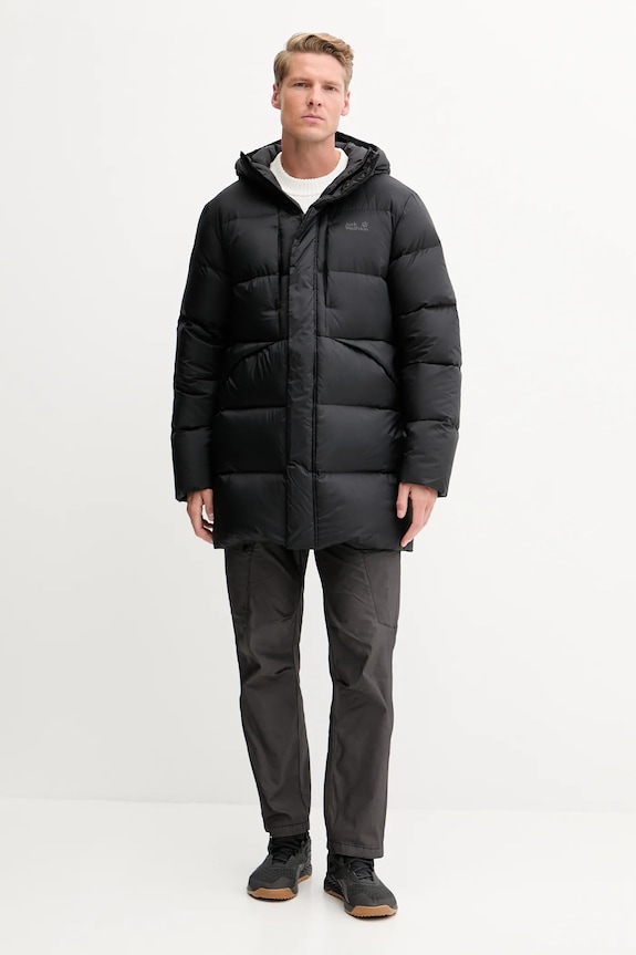 Пуховая куртка Jack Wolfskin ICY HILL A65049 чёрный AW25
