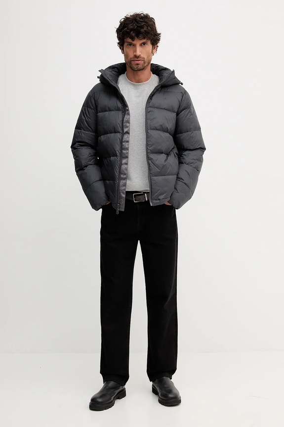 Пухено яке Calvin Klein Jeans LV04RC518G сив AW25
