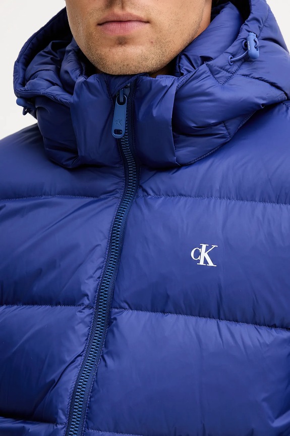 Pernata jakna Calvin Klein Jeans LV04RC518G plava