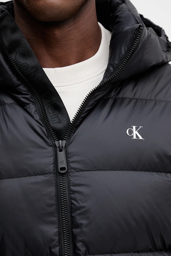 Pernata jakna Calvin Klein Jeans LV04RC518G crna