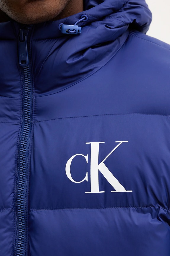 Bunda Calvin Klein Jeans LV04RD528G modrá