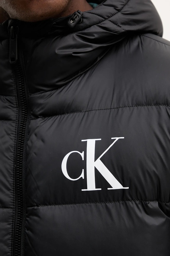 Bunda Calvin Klein Jeans LV04RD528G čierna