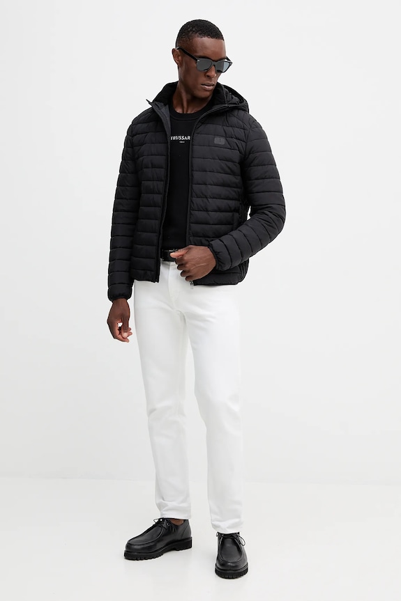 Μπουφάν Trussardi F004M000009N μαύρο AA00