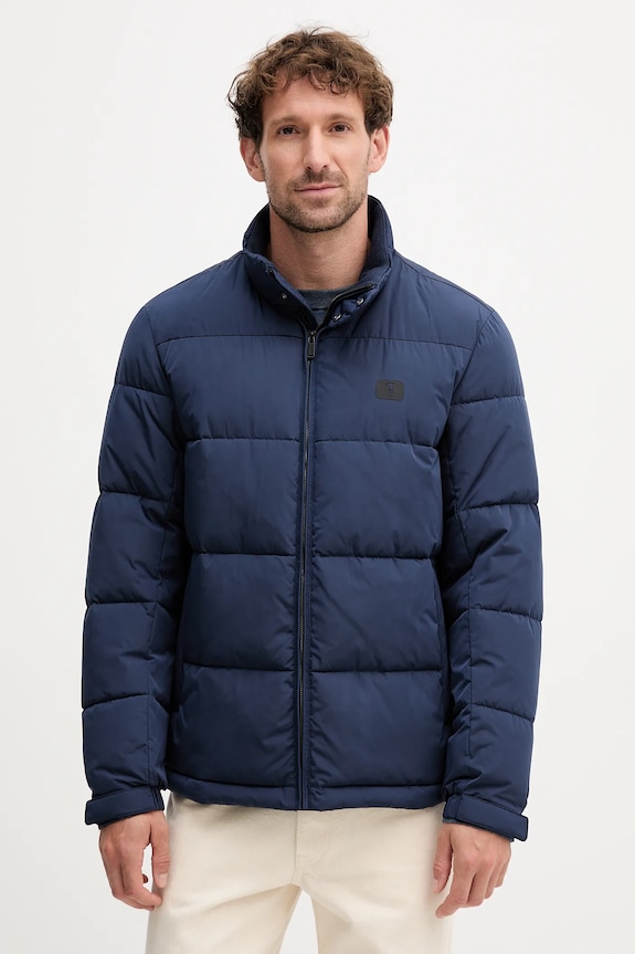 Trussardi kurtka bez kaptura granatowy F007M000012N