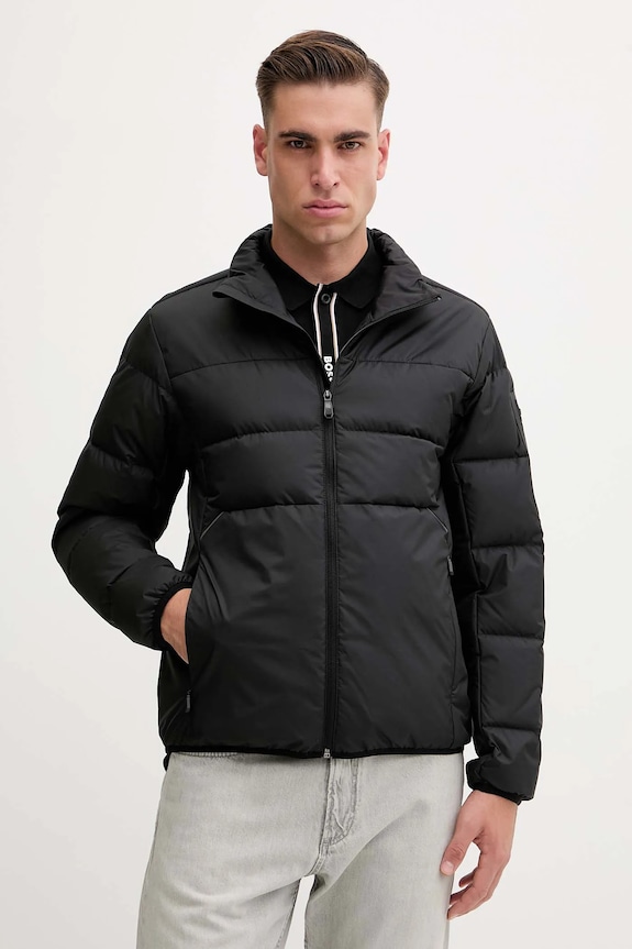BOSS Green geacă de puf OW_Urbanex Puffer cu captuseala negru 50544322