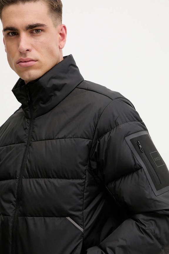BOSS Green geacă de puf OW_Urbanex Puffer negru 50544322