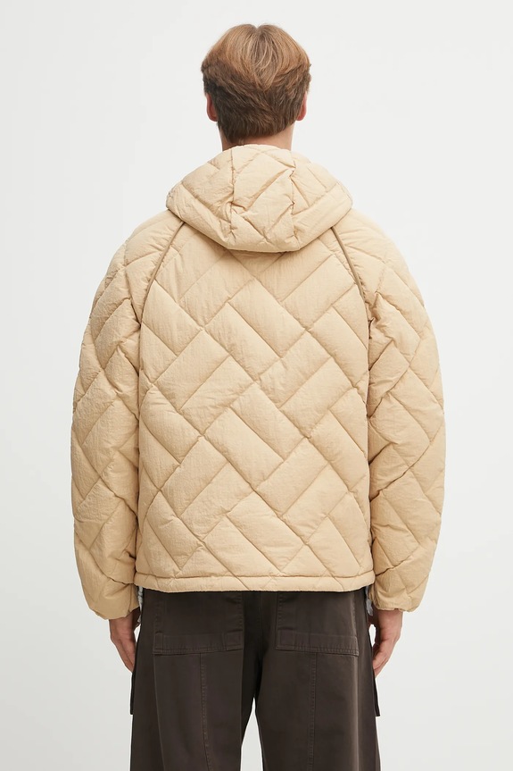 Oblečení Péřová bunda Kenzo Weave Light Weight Down FF65OU1459NA béžová