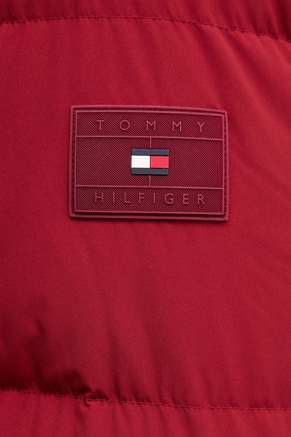 Páperová bunda Tommy Hilfiger MW0MW40616 burgundské