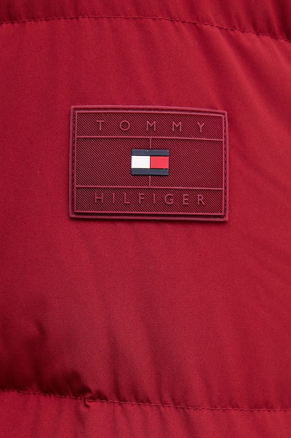 Páperová bunda Tommy Hilfiger MW0MW40616 burgundské