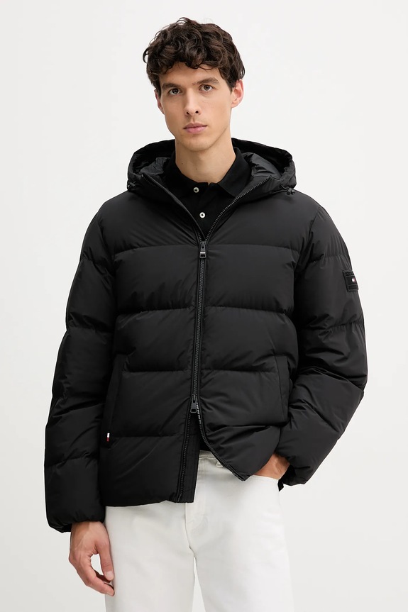Tommy Hilfiger piumino foderato nero MW0MW40616