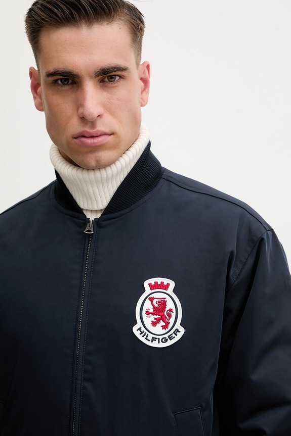 Tommy Hilfiger kurtka bomber granatowy MW0MW41083