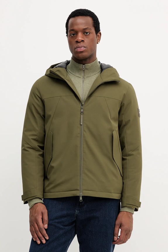 Bunda Tommy Hilfiger zateplené zelená MW0MW41363