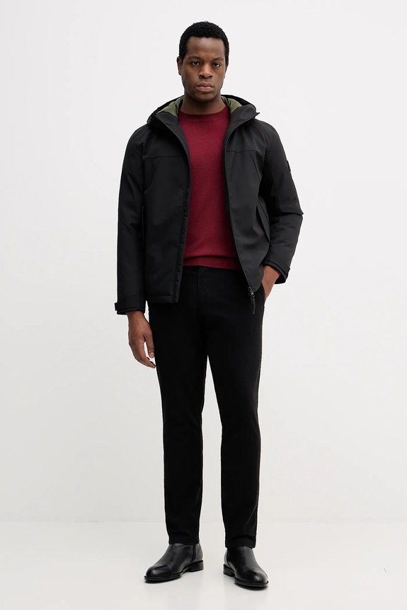 Μπουφάν Tommy Hilfiger MW0MW41363 μαύρο AW25