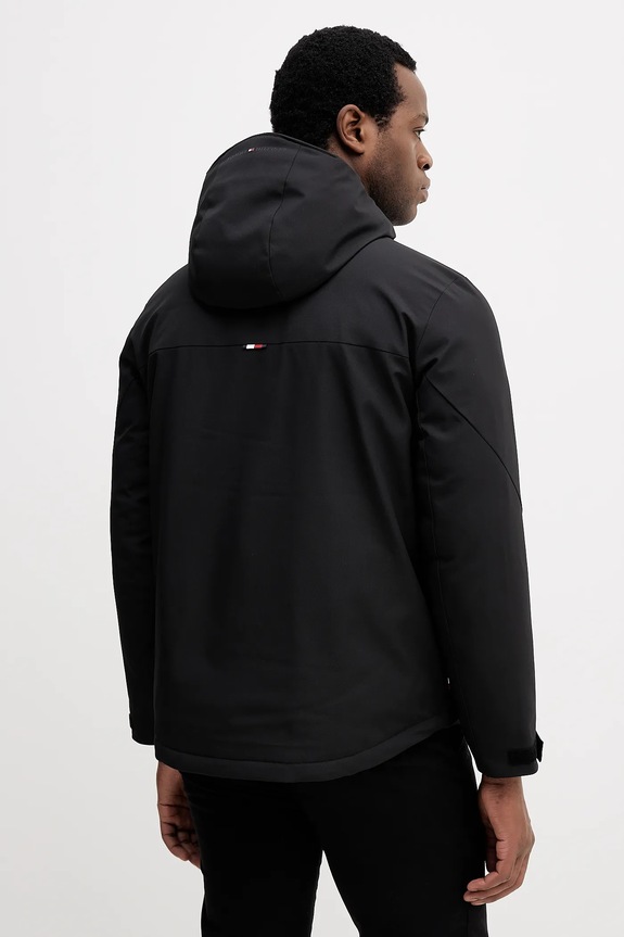 Ρούχα Μπουφάν Tommy Hilfiger MW0MW41363 μαύρο