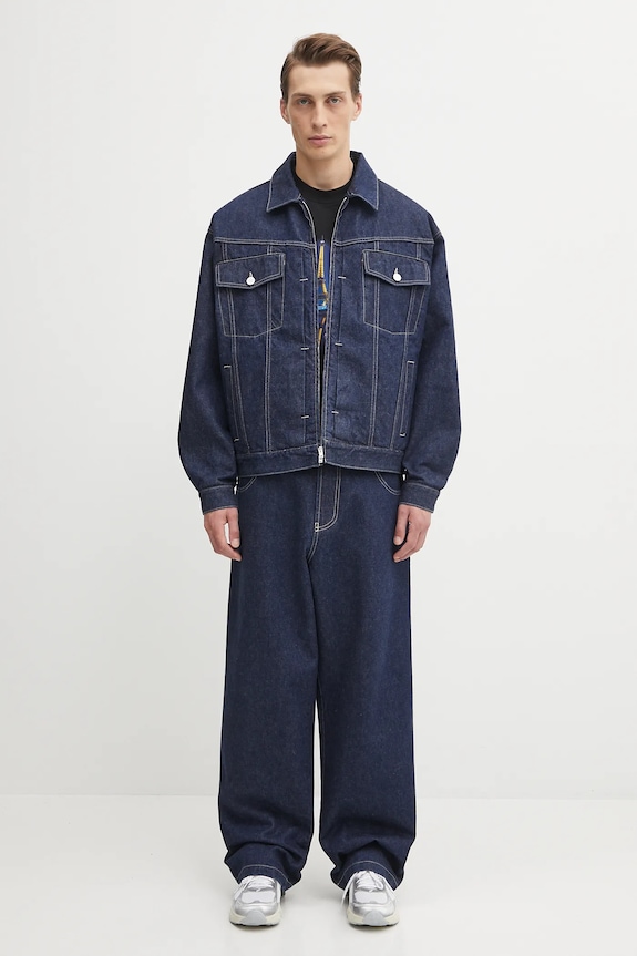 Džínová bunda VETEMENTS Hip-Hop Denim UH76DJ250N