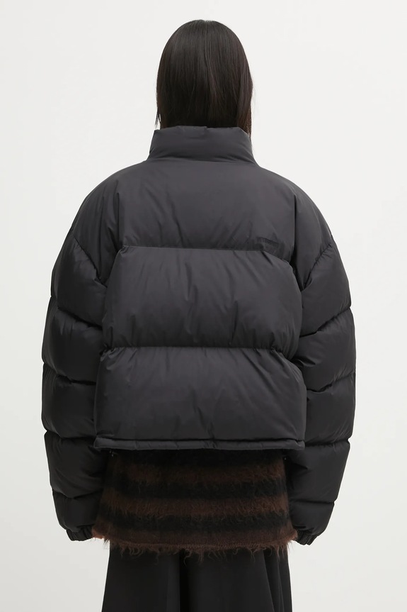 Oblečenie Páperová bunda VETEMENTS Double Logo Boxy Puffer UH76PU220BB čierna