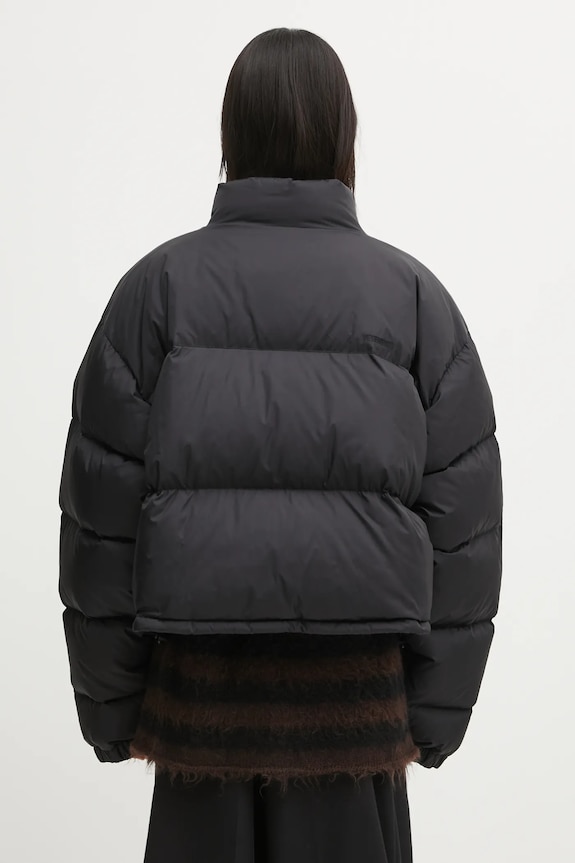 Oblečenie Páperová bunda VETEMENTS Double Logo Boxy Puffer UH76PU220BB čierna