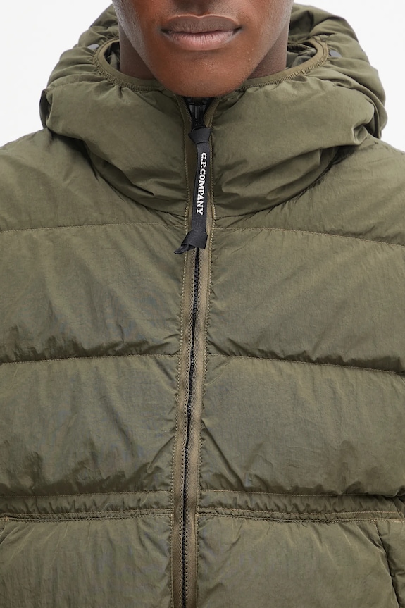 C.P. Company geacă de puf 19CMOW011A005904G verde