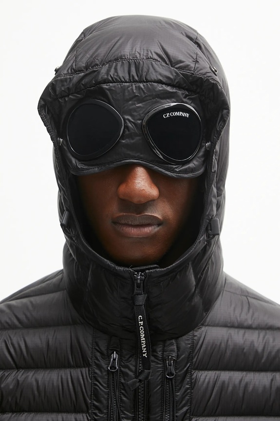 C.P. Company down jacket black 19CMOW031A110416A